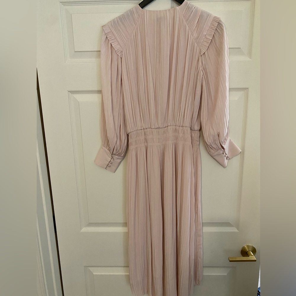 JOIE RHEIA PLEAT MIDI DRESS - Picture 2 of 3